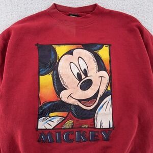 Vintage Mickey Unlimited Sweatshirt Medium Disney Crewneck Pullover 90s Mouse